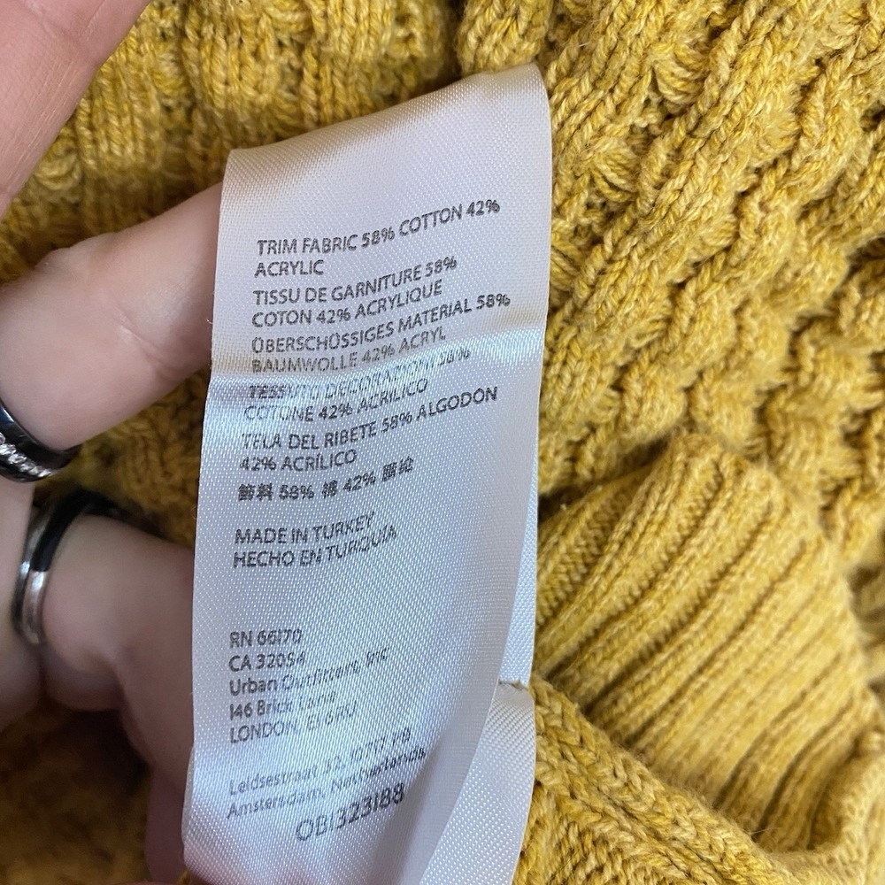 Urban Outfitters BDG Max Striped Waffle Knit Oversized Pullover Sweater Size M - Picture 8 of 9